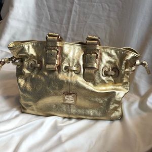 Dooney & Bourke gold handbag